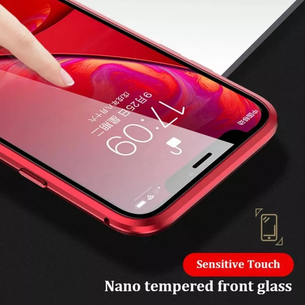 For iPhone 12 Pro Max Magnetic Phone Case Cover 360 Protector
